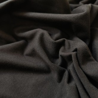 Czarny Z Elastanem - Jersey 200g/m2