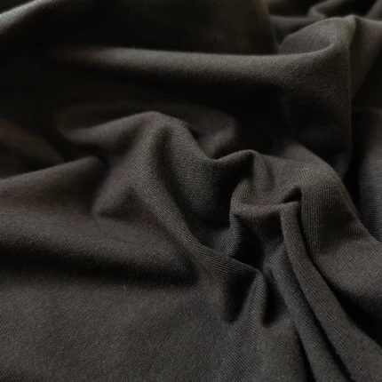 Czarny Z Elastanem - Jersey 200g/m2