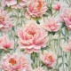 zapis-haftowane róże- Jersey 210g/m2