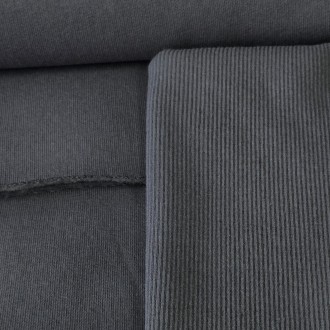 ciemny stalowy-Dresówka Drapana 320g/m2