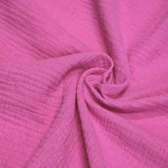 Róż Pastelowy - Muślin - 100% bawełna 130g/m2