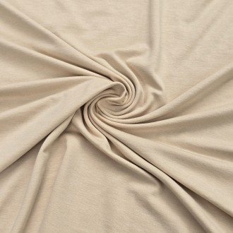 Piaskowy -jersey wiskozowy - 220g/m2
