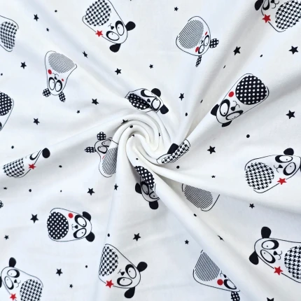 Panda - Interlock - 100% bawełna 160g/m2