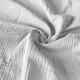 jasny popiel- MUŚLIN - 100% BAWEŁNA 130G/M2