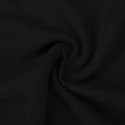 Czarna - Dresówka drapana - 320g/m2