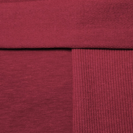 czerwone wino- Dresówka Pętelka 240g/m2