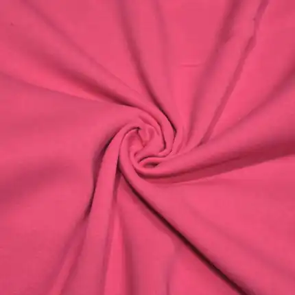 koralowa fuksja- Dresówka drapana - 320g/m2