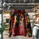 zakręcone koty- Dresówka Pętelka 235g/m2