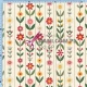 pre orderKwiaty skandynawskie – minimal– fale-Jersey 210g/m2