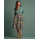 pre order- Jesienne paisley - Dresówka Pętelka 235g/m2