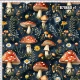 muchomorki- Dresówka Pętelka 235g/m2