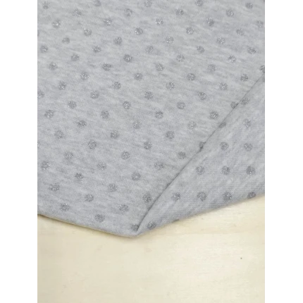 Szary Z Brokatem - Welur - 280g/m2